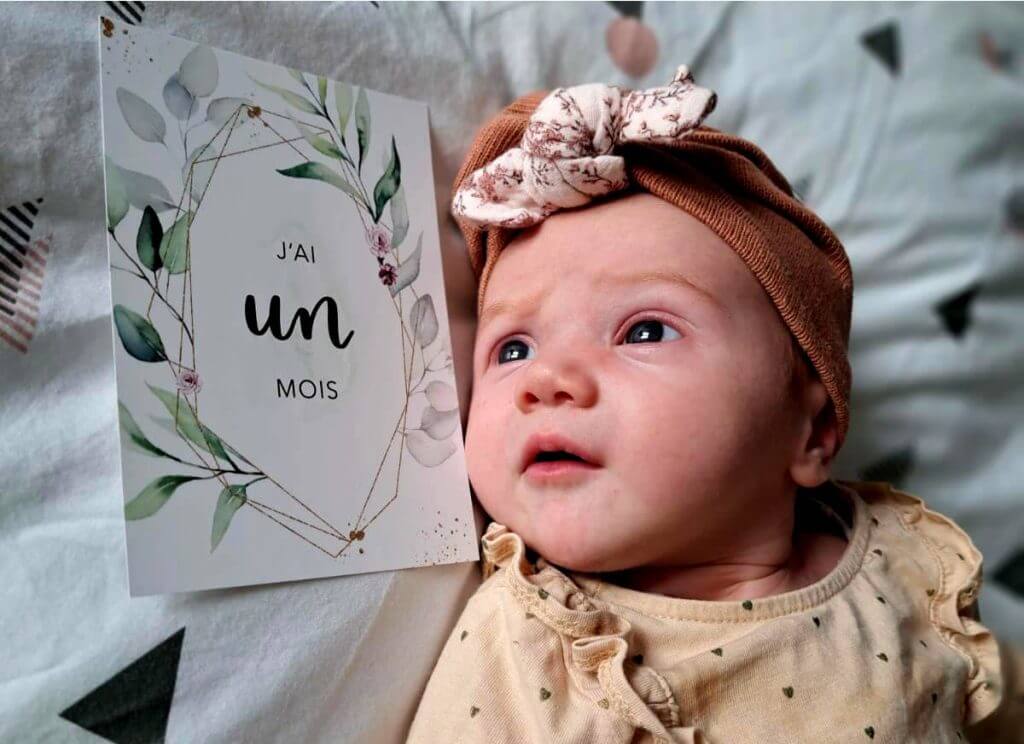 Photo d'un bébé "déjà un an"