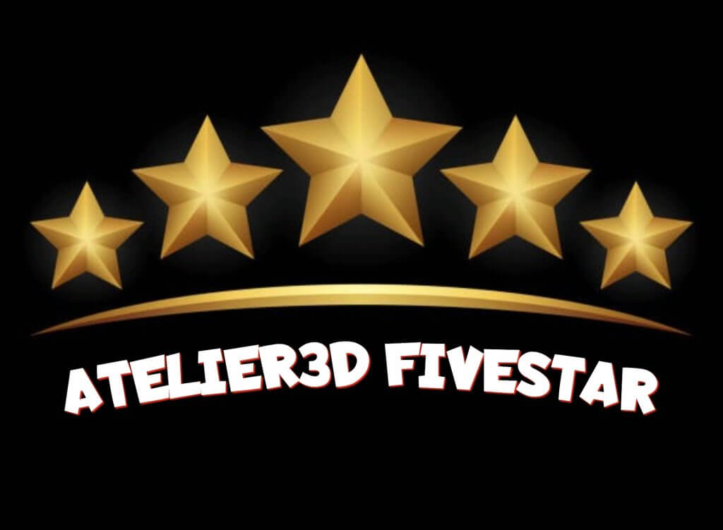 Logo de l'Atelier3D FiveStar