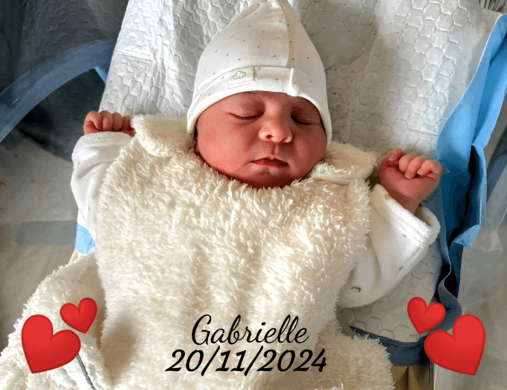 Photo d'un bébé Gabrielle