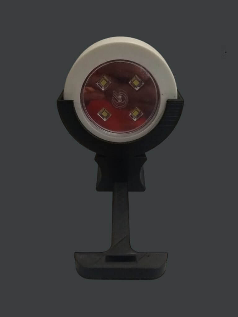 Support pour lampe cœur lampe poussoir