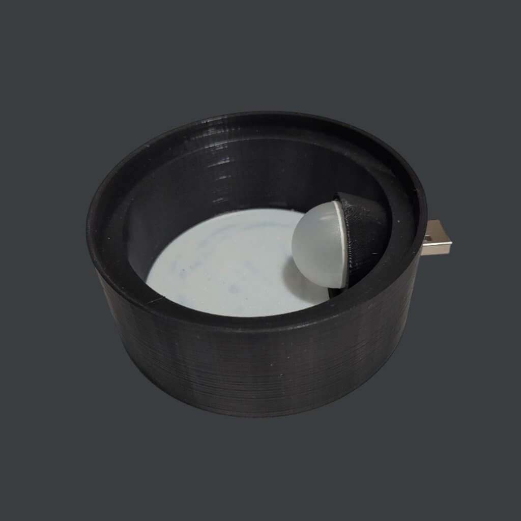 Support pour lampe ronde ampoule USB