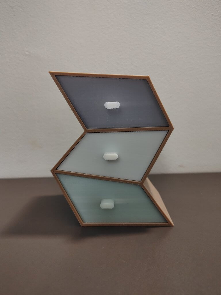 Boîte à bijoux zig-zag