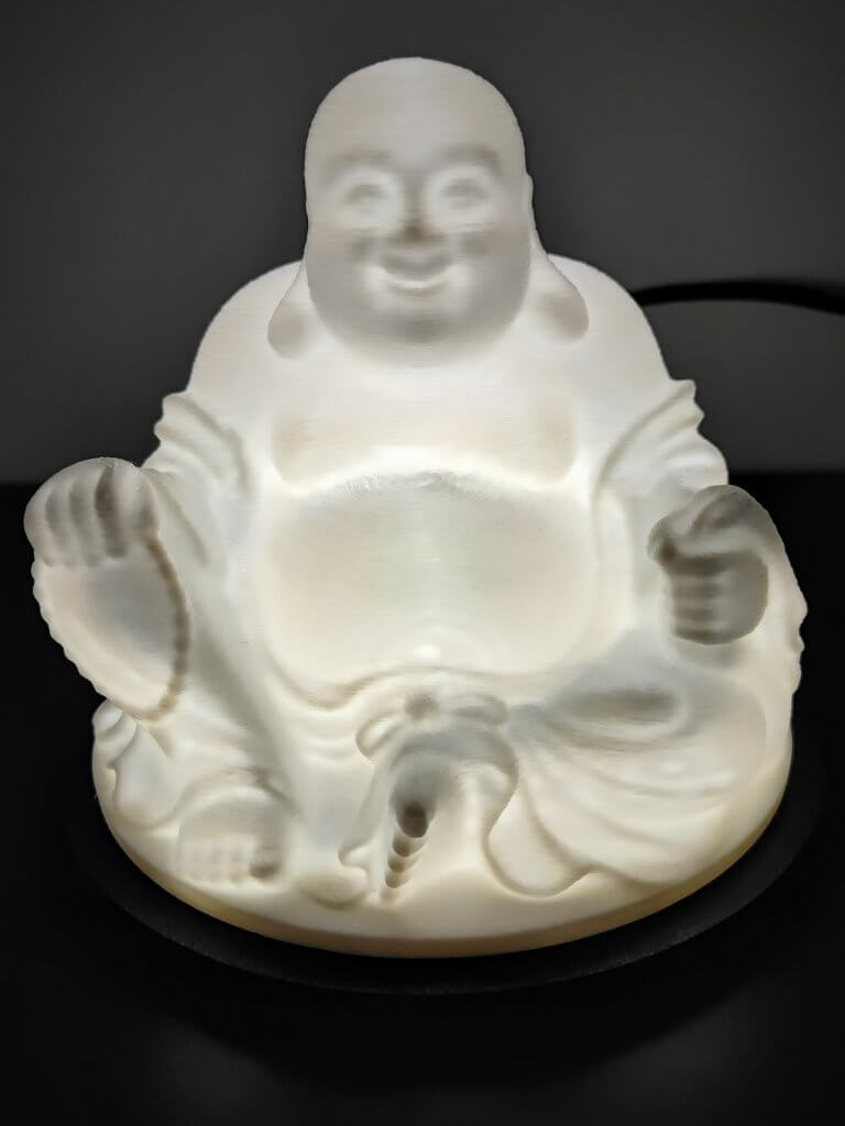 Lampe statuette d'un Bouddha